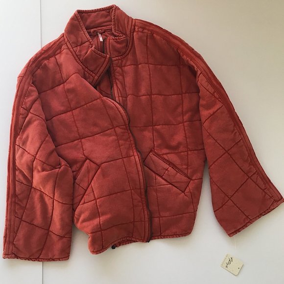 We the Free Dolman Sleeve Quilted Jacket - Myrrh - Picture 12 of 16